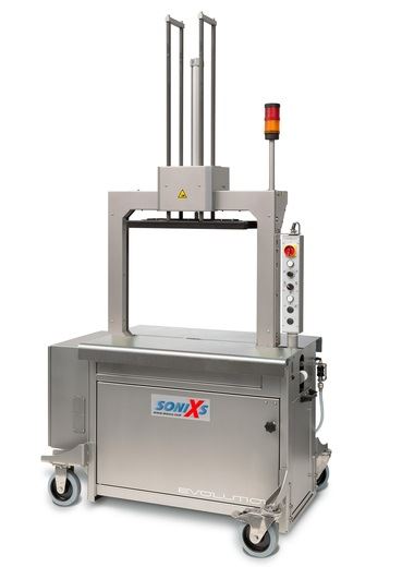 EVOLUTION SONIXS MP-6 T-VA Automated Stainless Steel Strapping Machine